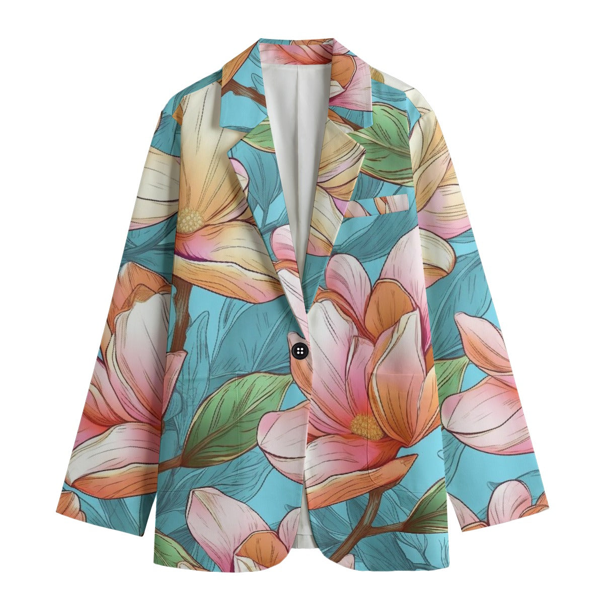 All-Over Print Women's Leisure Blazer