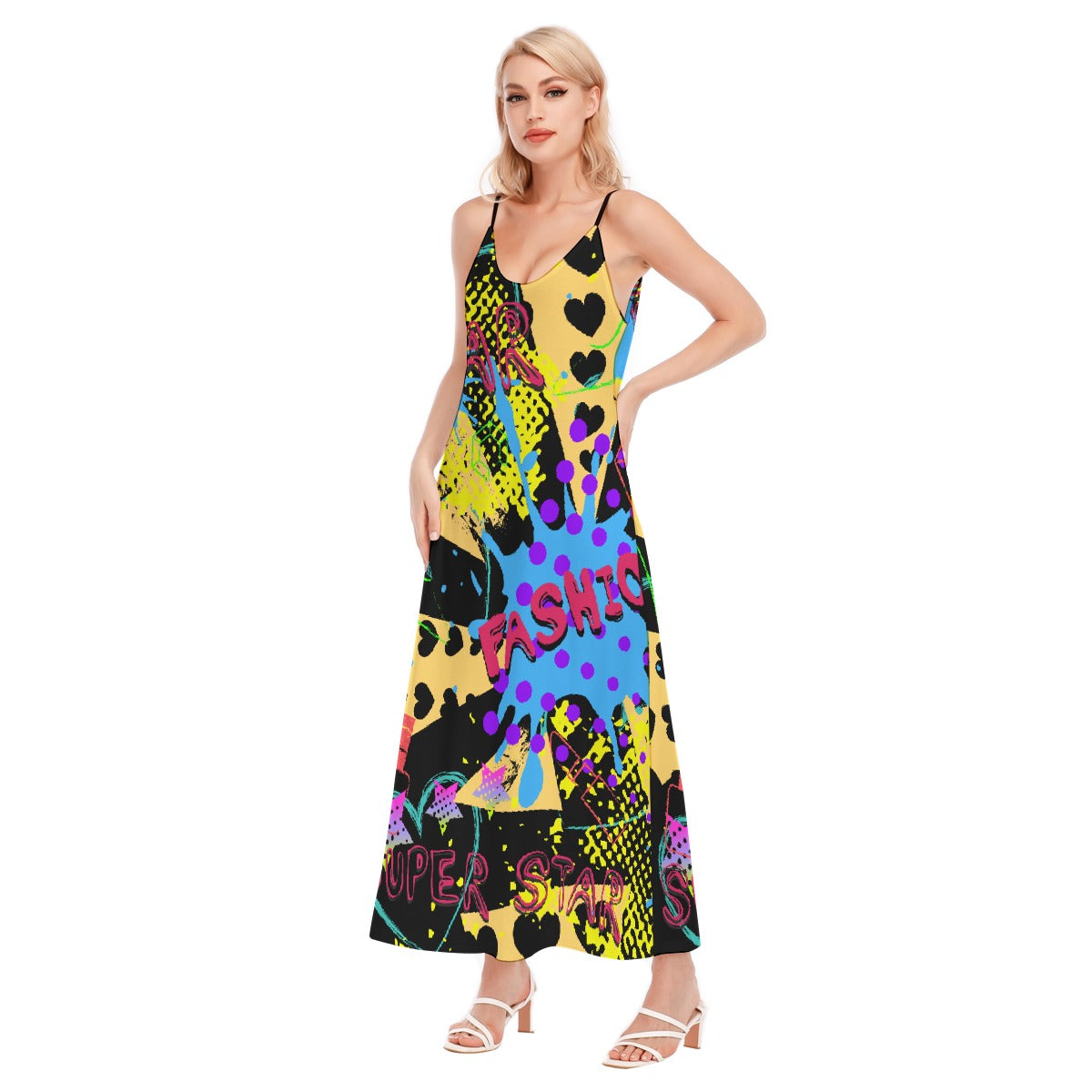 All-Over Print Women's Sling Dress