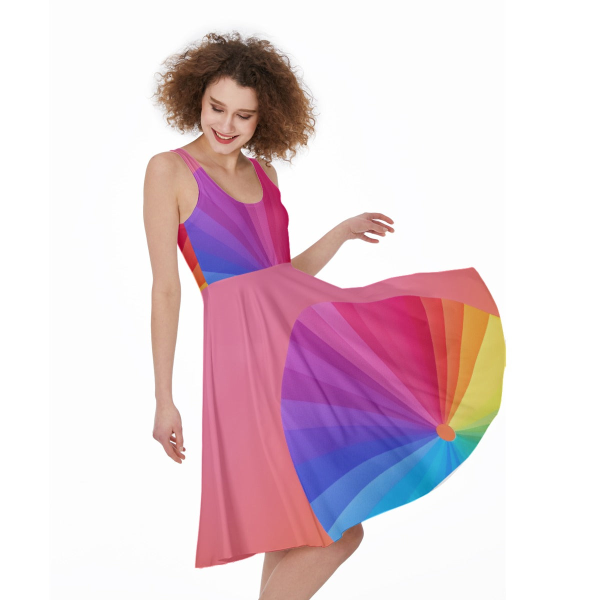 All-Over Print Women's Sleeveless Dress