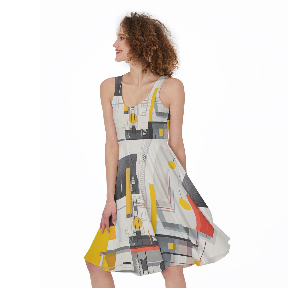 All-Over Print Women's Sleeveless Dress
