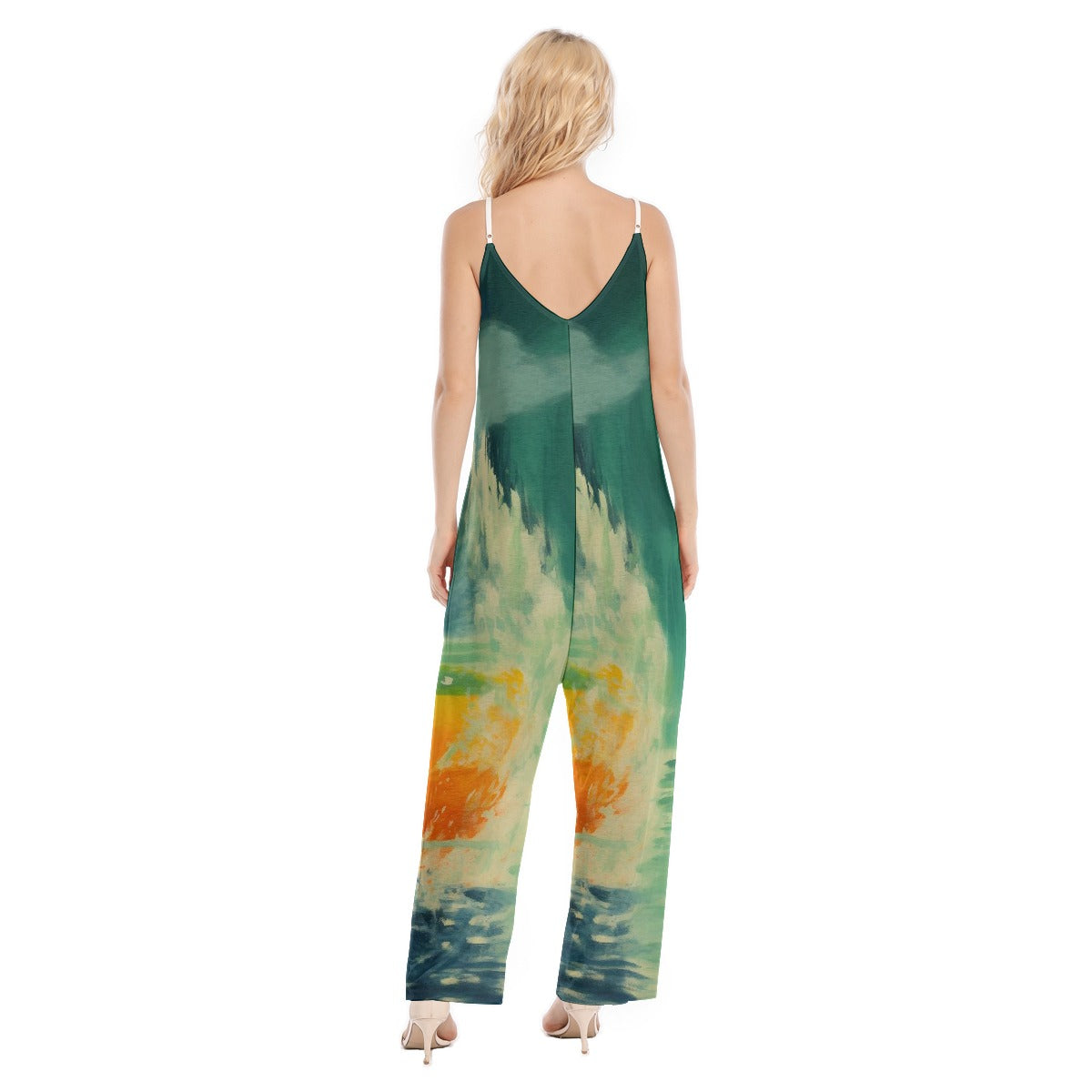 All-Over Print Women's Loose Cami Jumpsuit