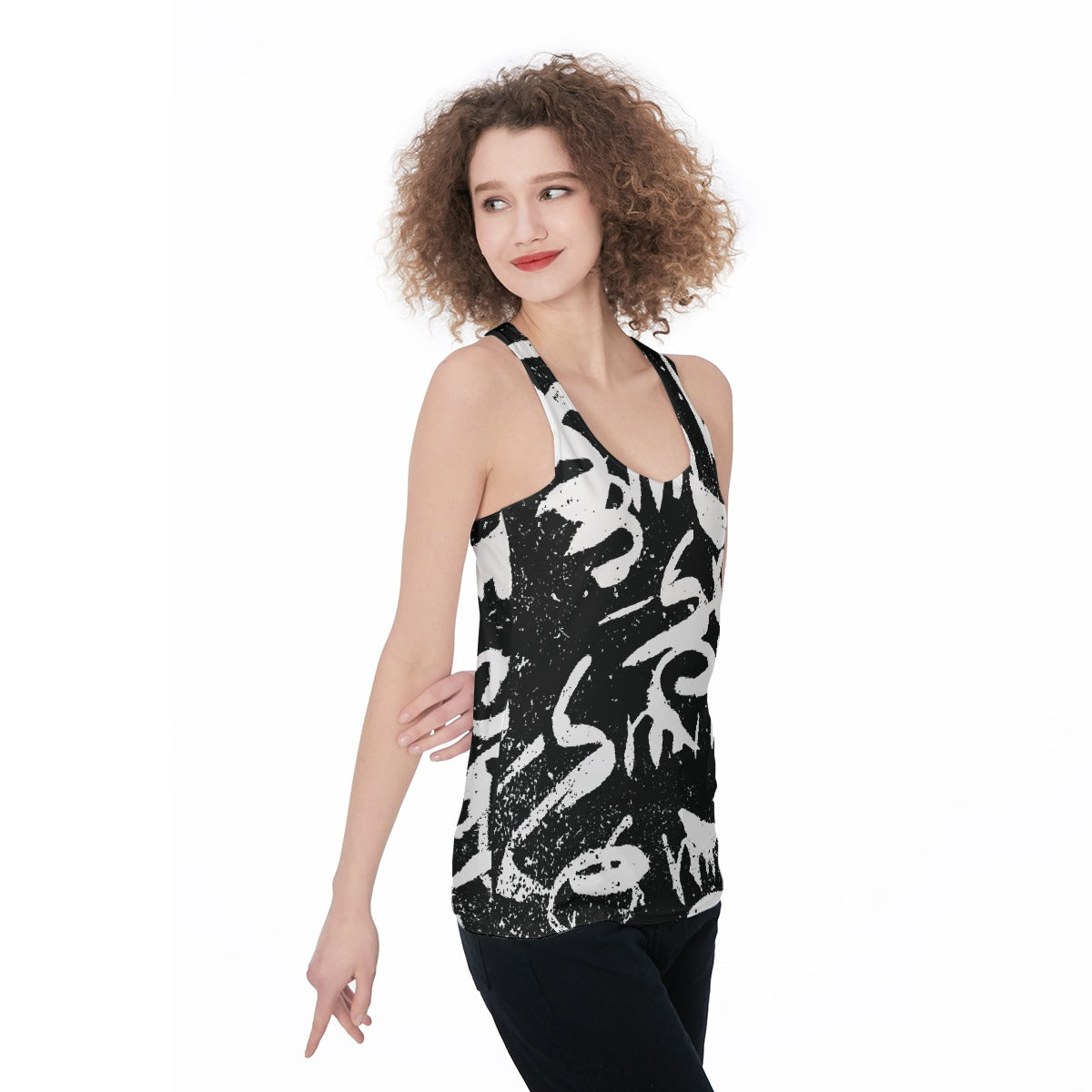 All-Over Print Women's Racerback Tank Top