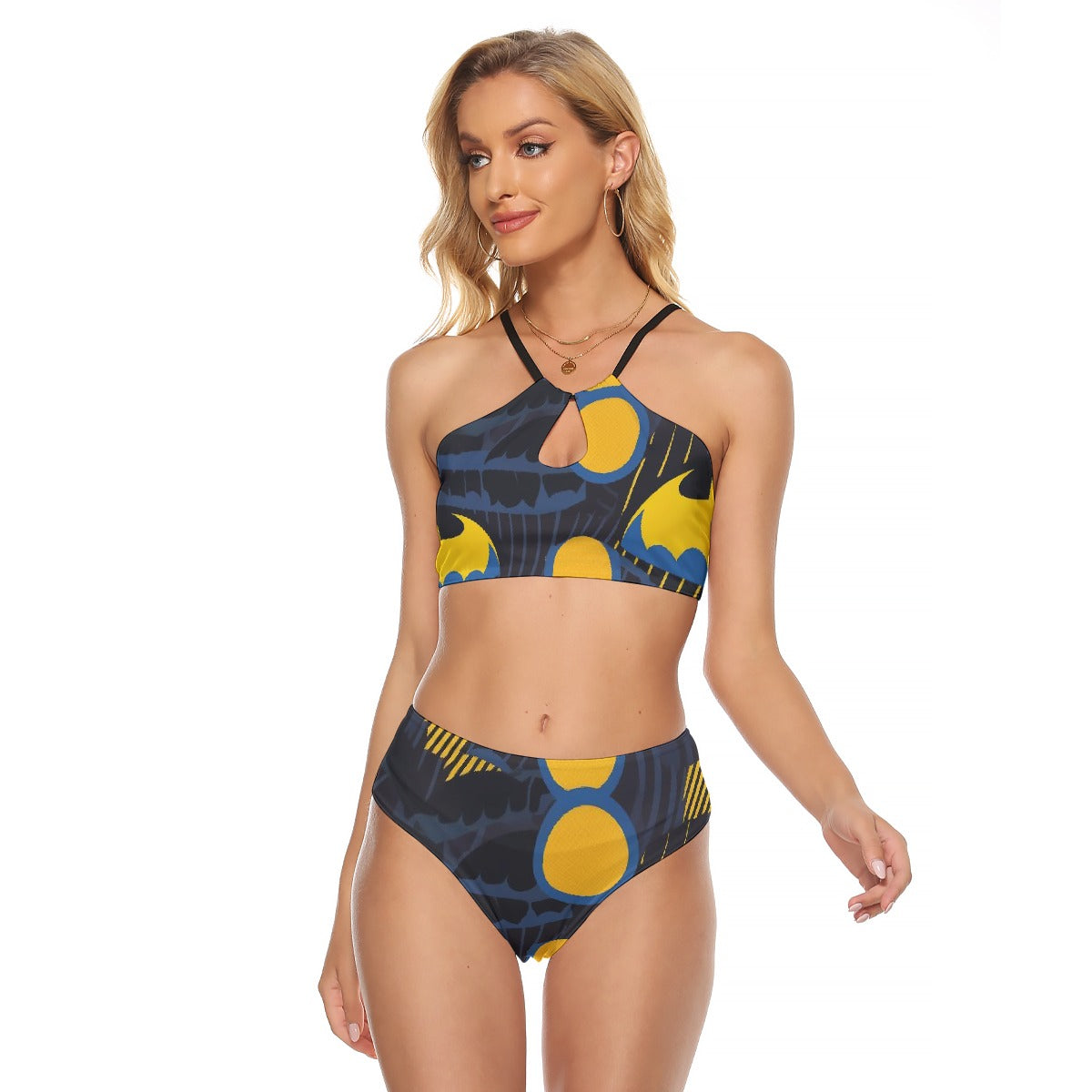 All-Over Print Women's Cami Keyhole One-piece Swimsuit