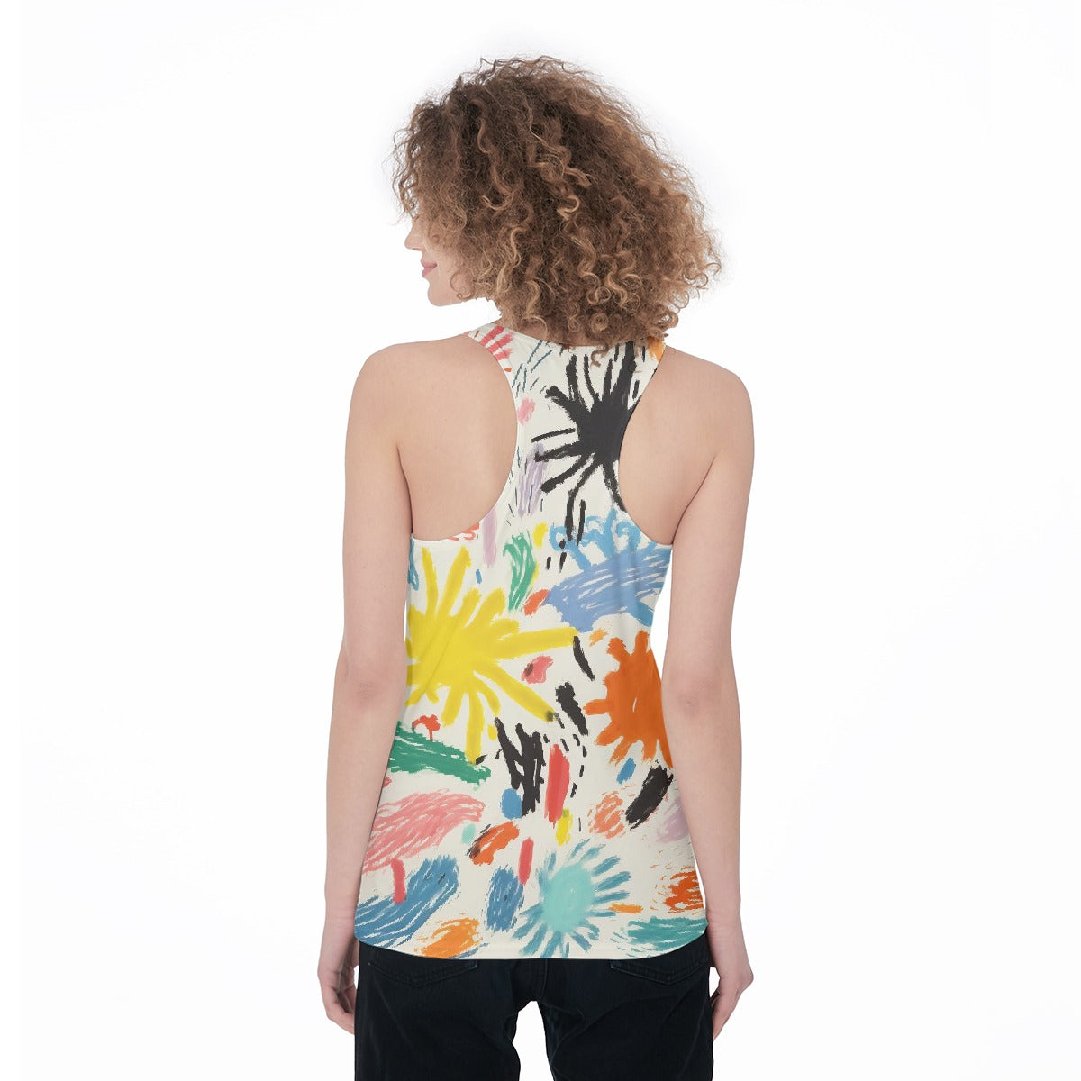 All-Over Print Women's Racerback Tank Top