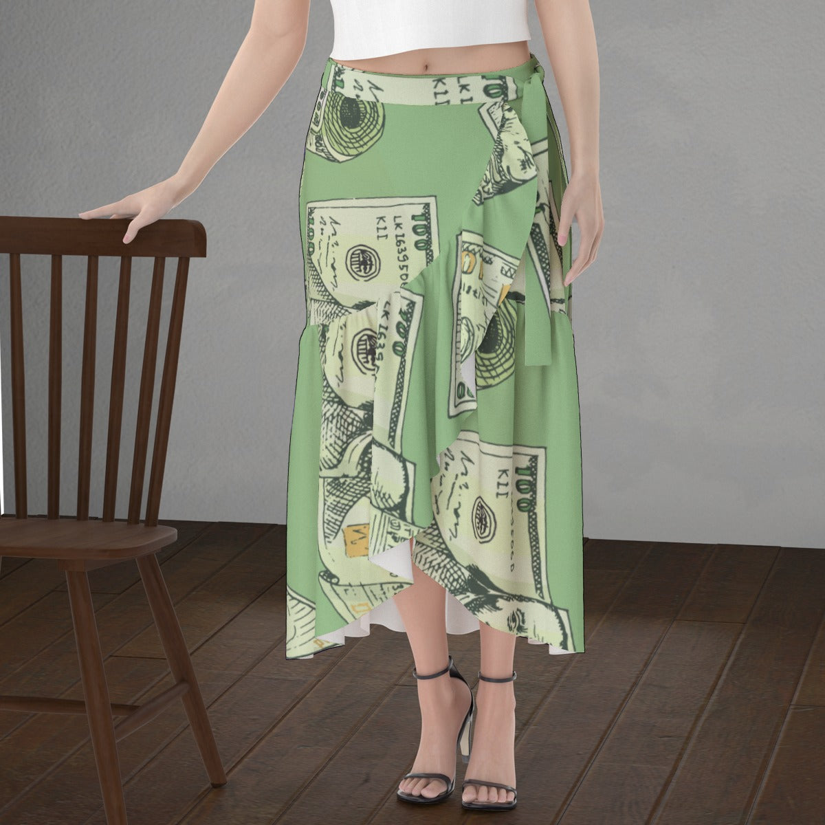 All-Over Print Women's Wrap Skirt