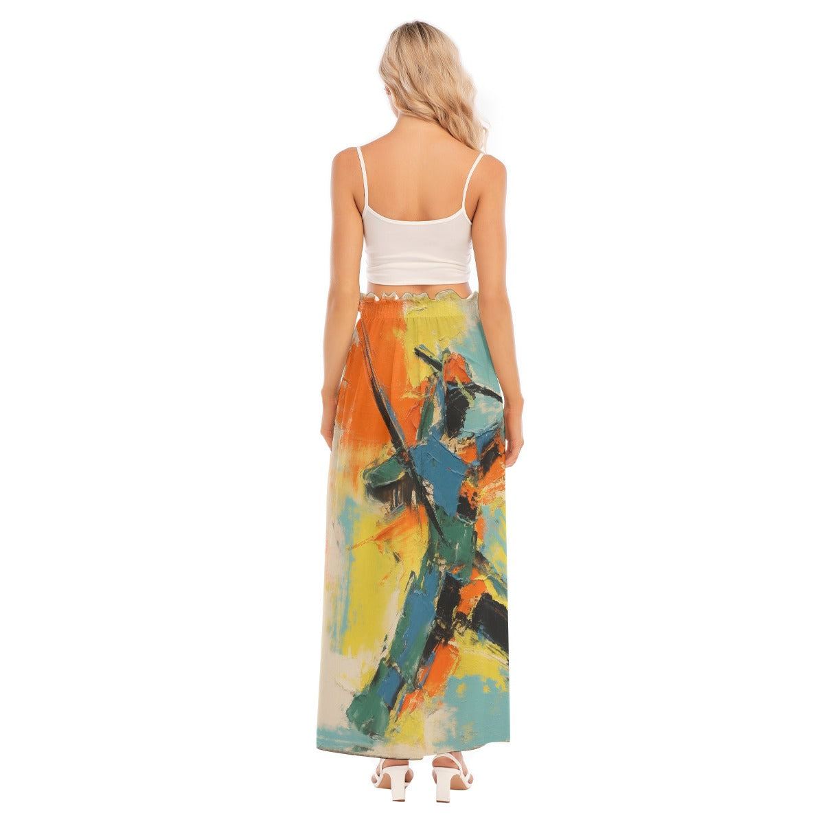 All-Over Print Women's Side Split Skirt