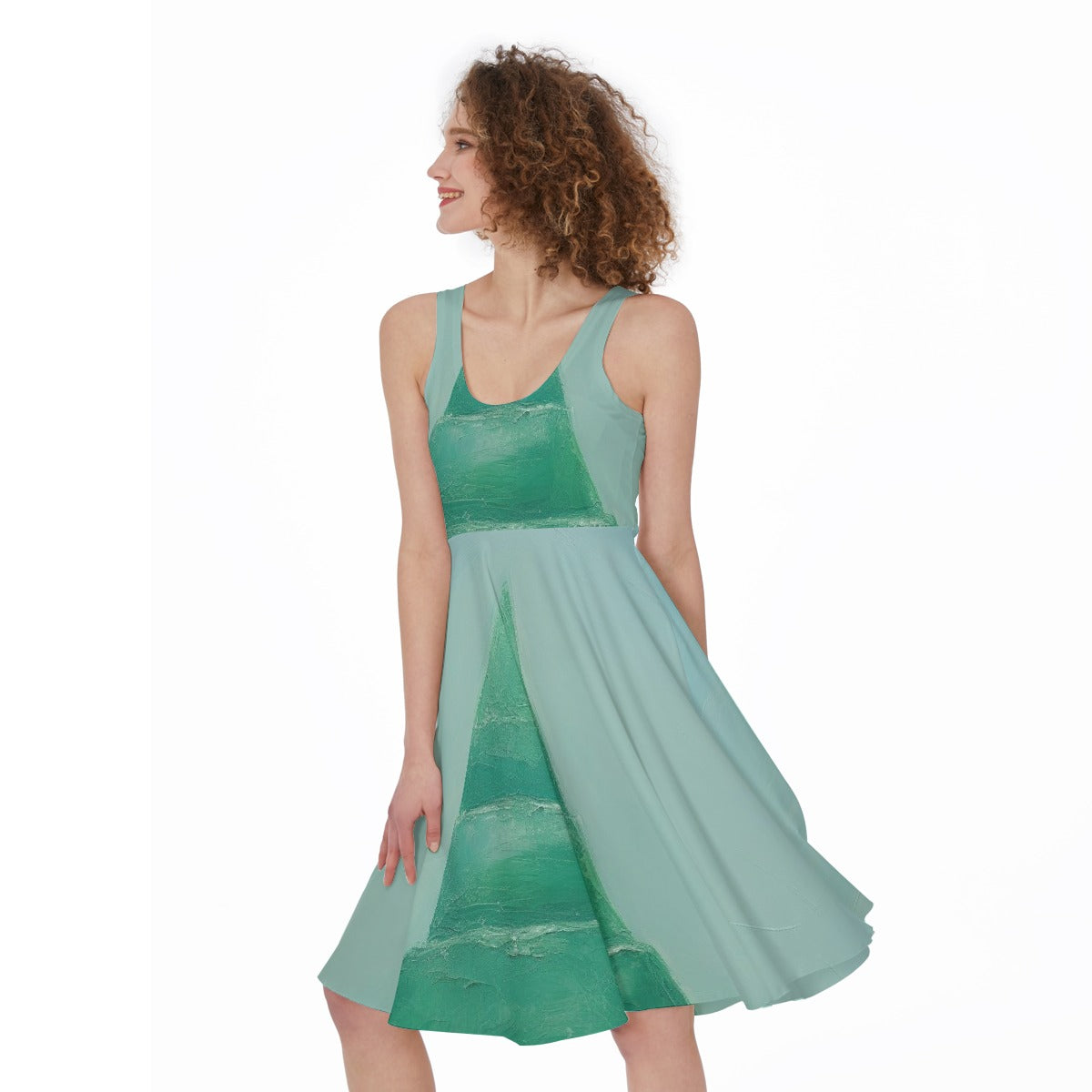 All-Over Print Women's Sleeveless Dress