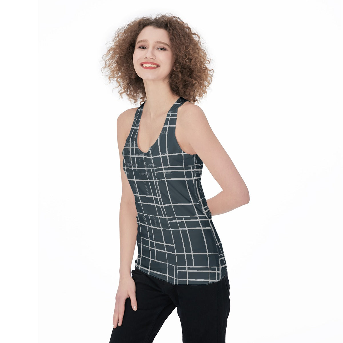 All-Over Print Women's Racerback Tank Top