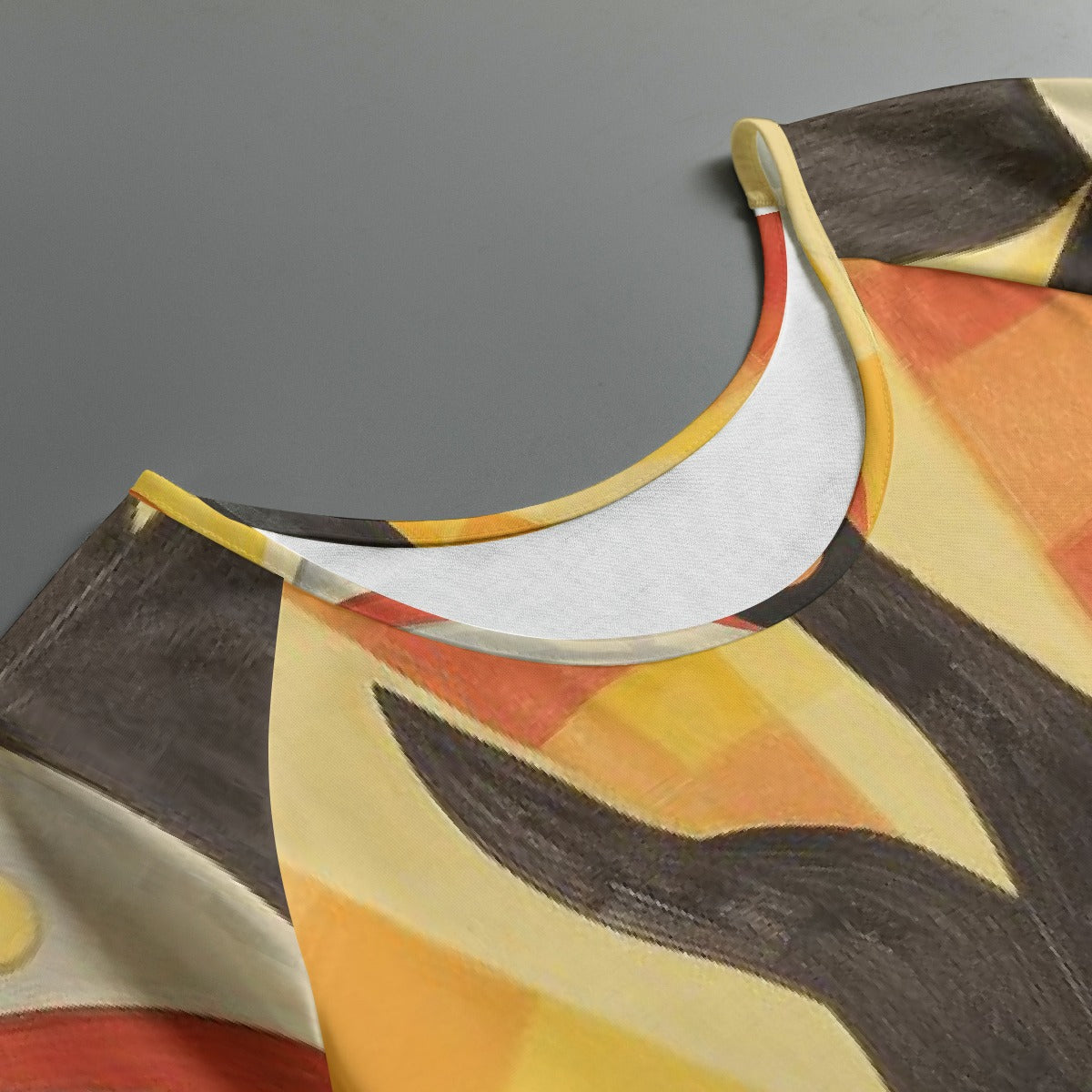 All-Over Print Women's Round Neck T-shirt With Raglan Sleeve
