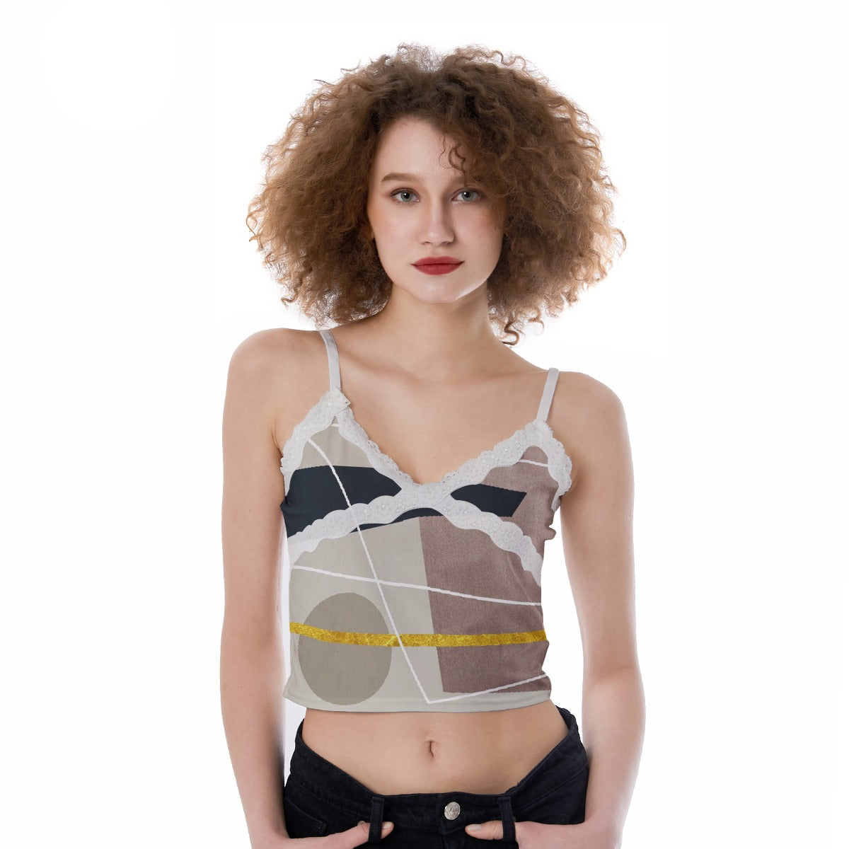 All-Over Print Women's Lace Camisole