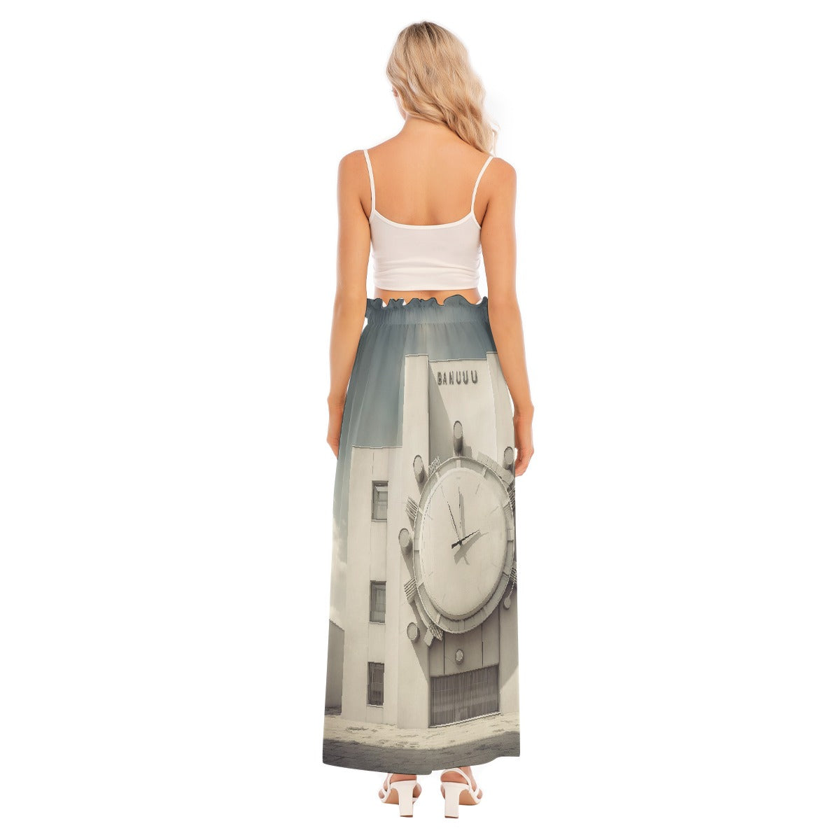 All-Over Print Women's Side Split Skirt