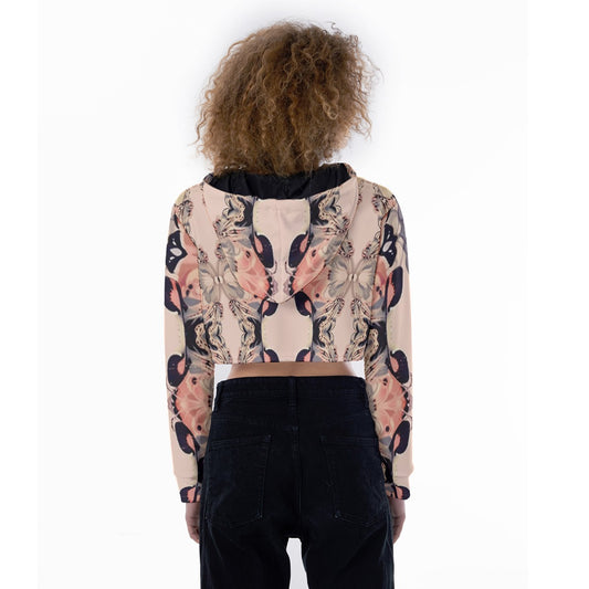 All-Over Print Women's Crop Top Hoodie
