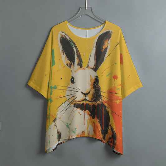 All-Over Print Women's Bat Sleeve Shirt