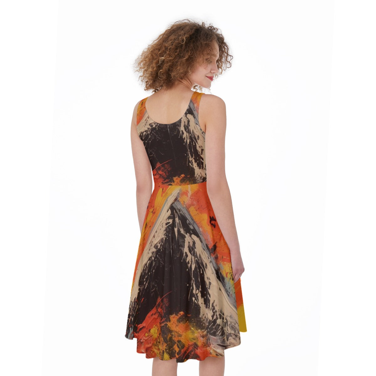 All-Over Print Women's Sleeveless Dress