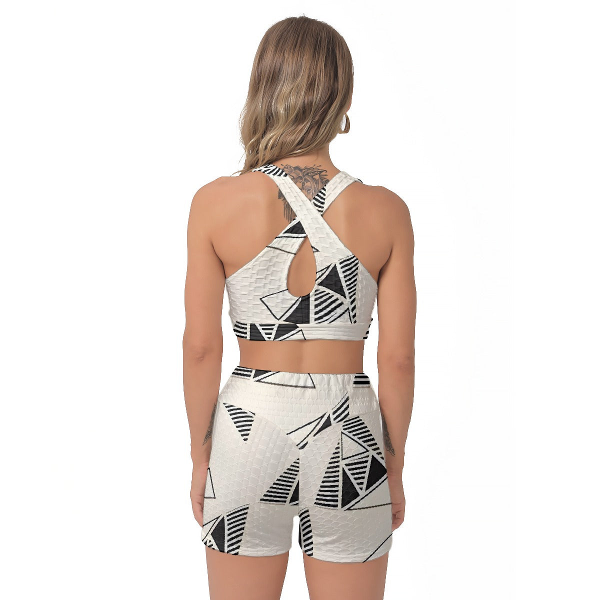 All-Over Print Women's Sports Bra Suit