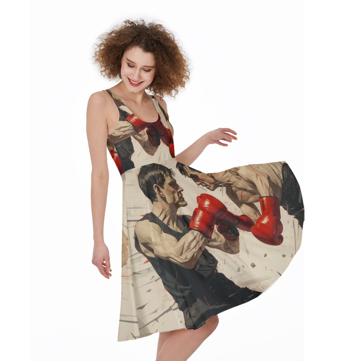All-Over Print Women's Sleeveless Dress