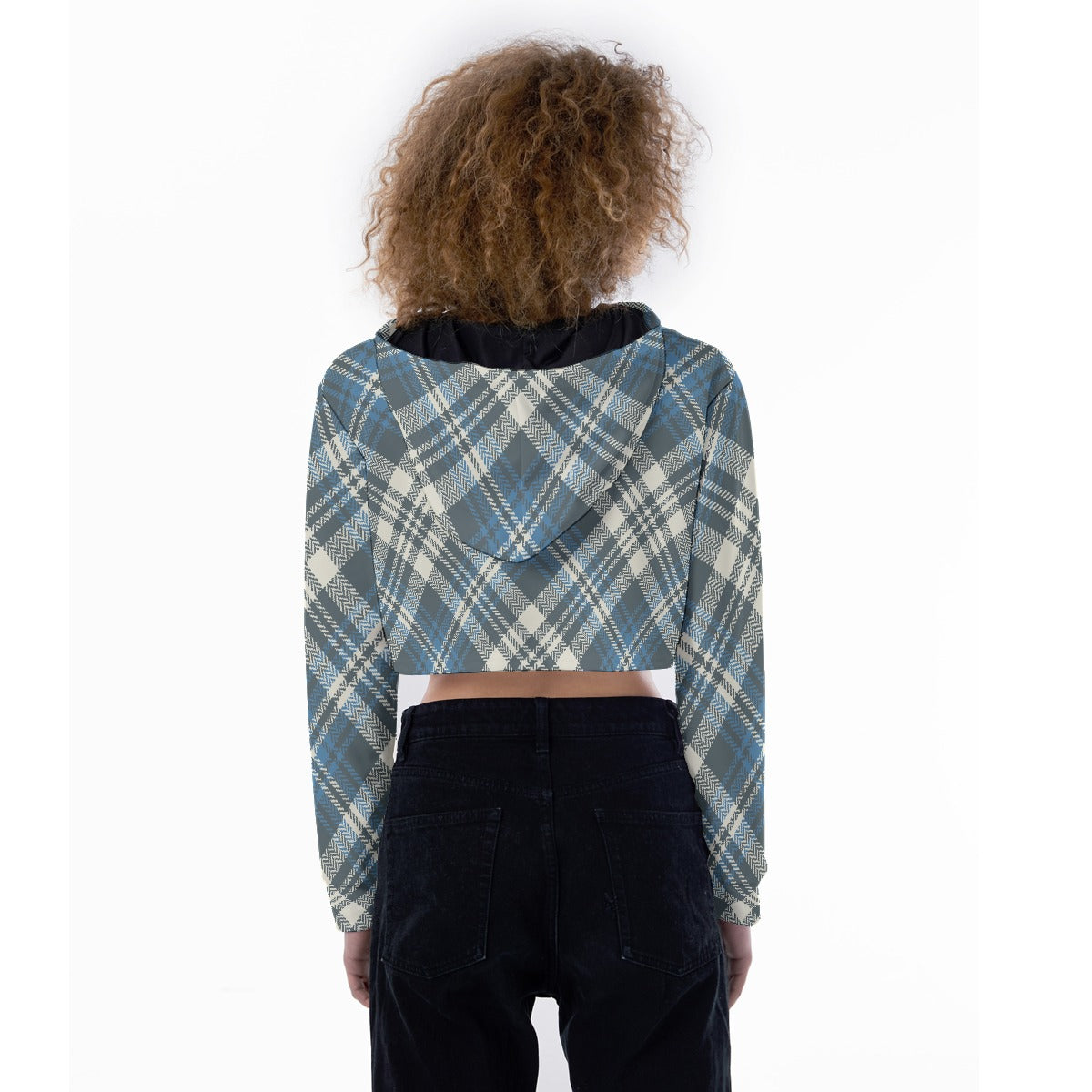 All-Over Print Women's Crop Top Hoodie