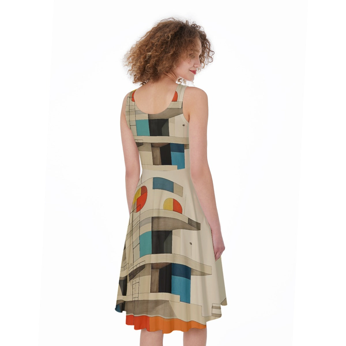 All-Over Print Women's Sleeveless Dress