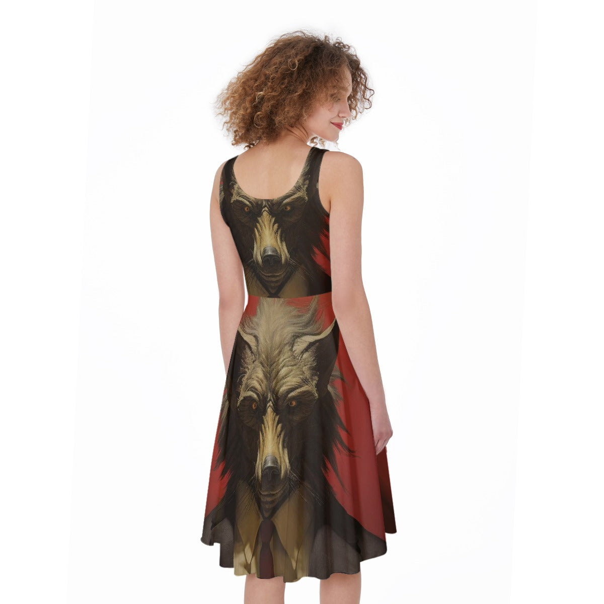 All-Over Print Women's Sleeveless Dress