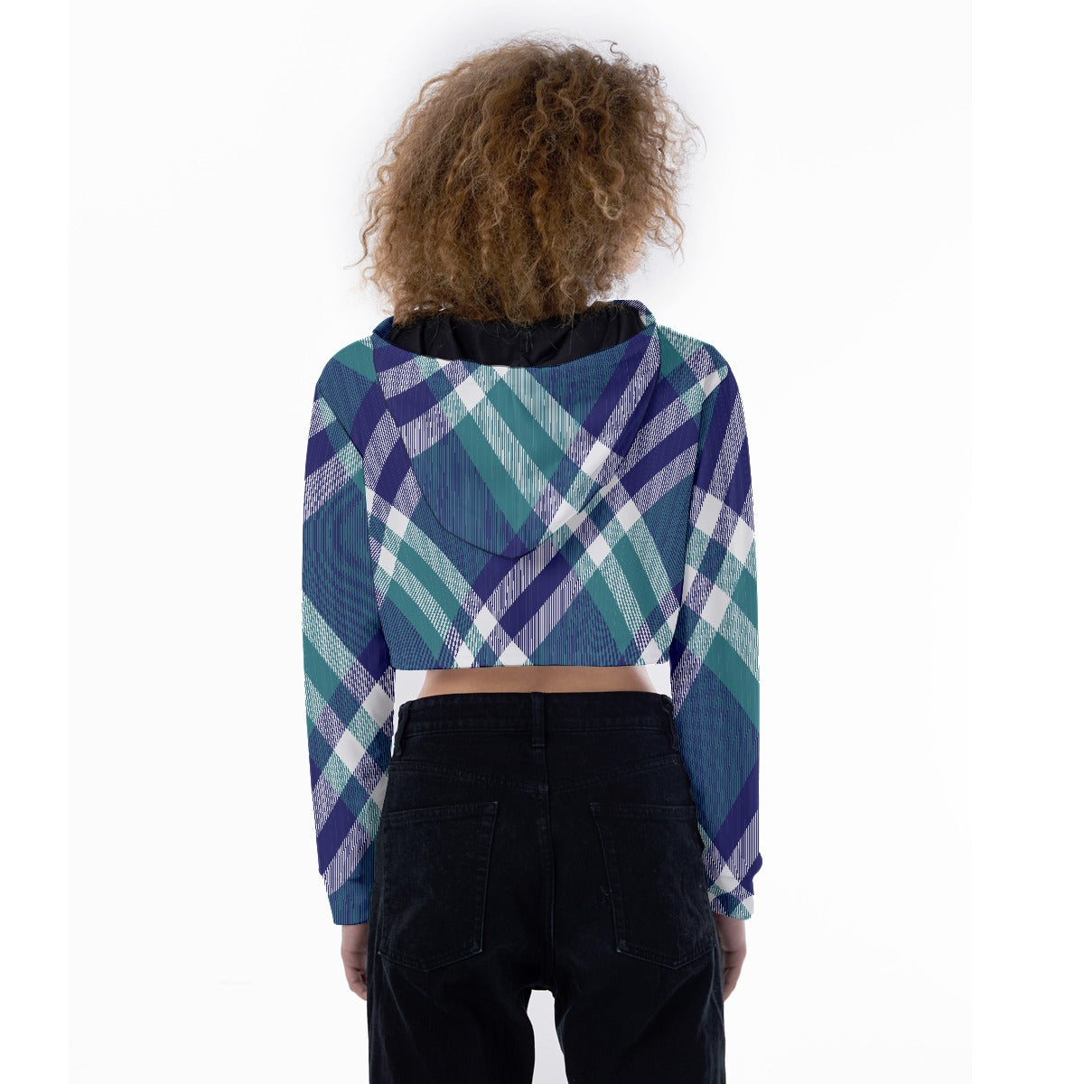 All-Over Print Women's Crop Top Hoodie