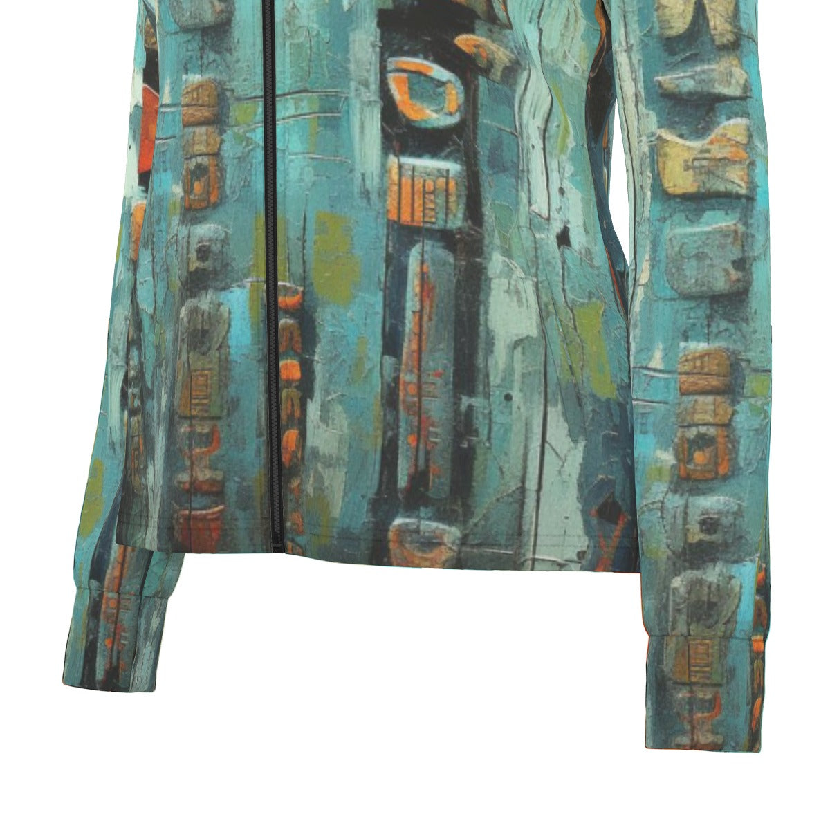 All-Over Print Women's Long Sleeve Thumbhole Jacket