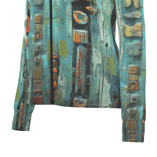 All-Over Print Women's Long Sleeve Thumbhole Jacket