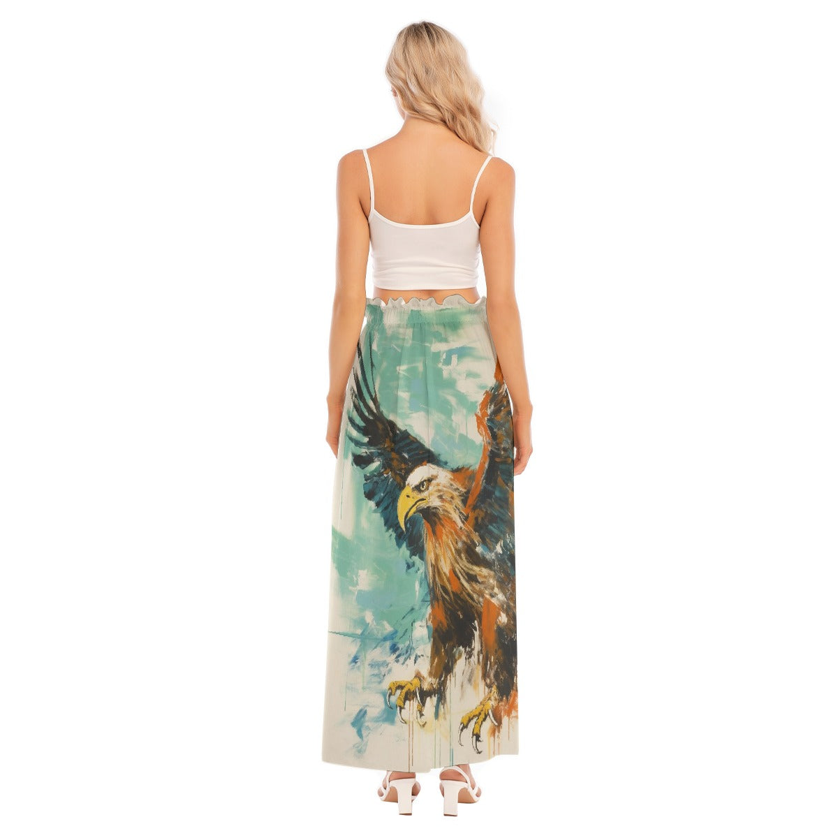 All-Over Print Women's Side Split Skirt