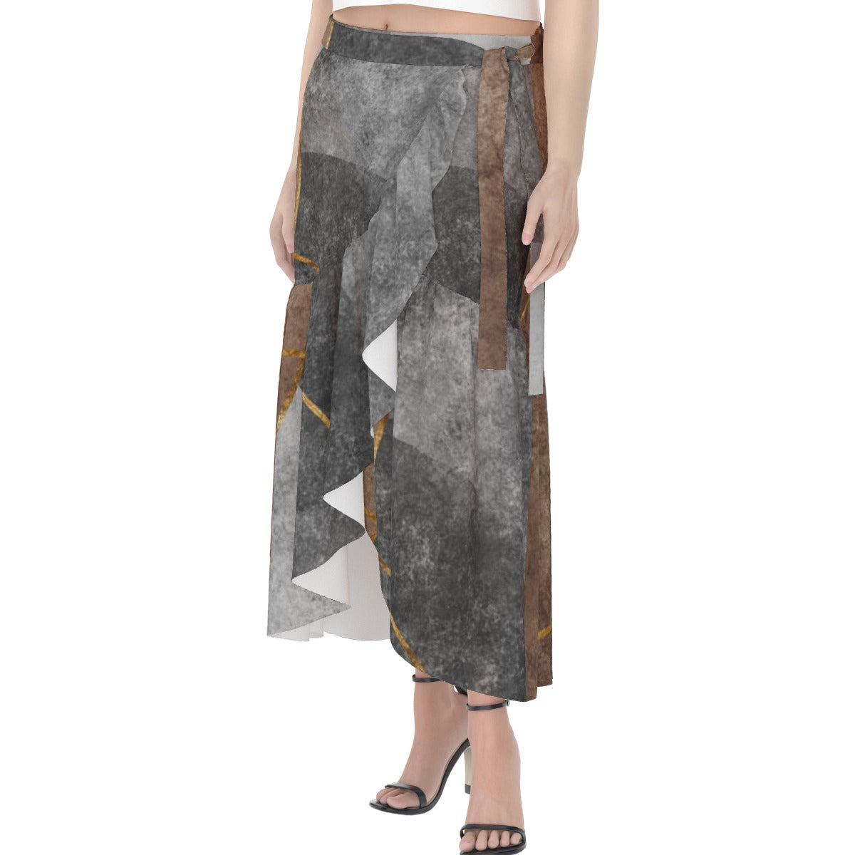 All-Over Print Women's Wrap Skirt