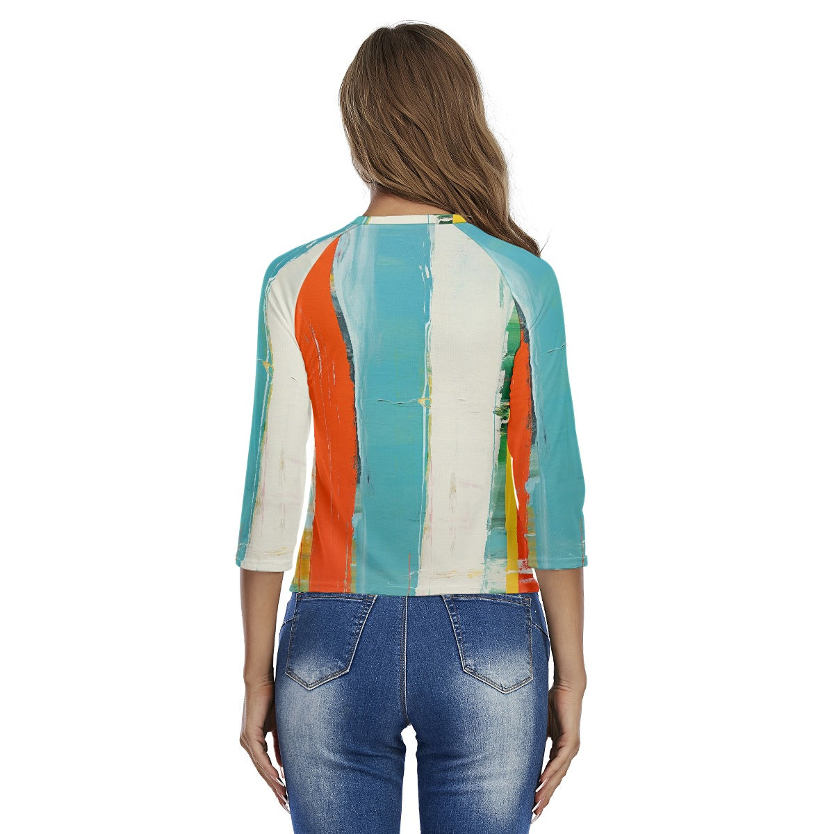 All-Over Print Women's Raglan Sleeves T-shirts