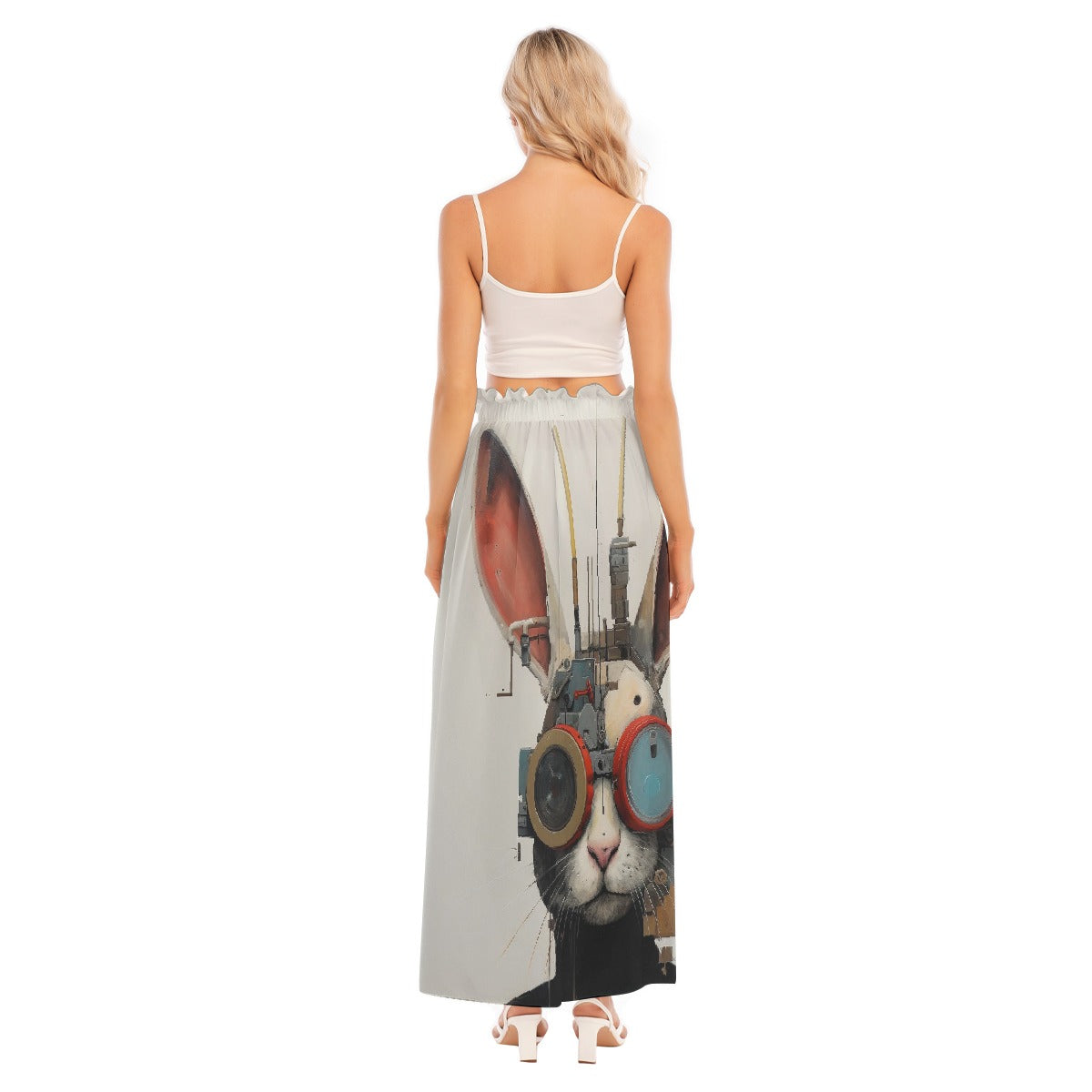 All-Over Print Women's Side Split Skirt