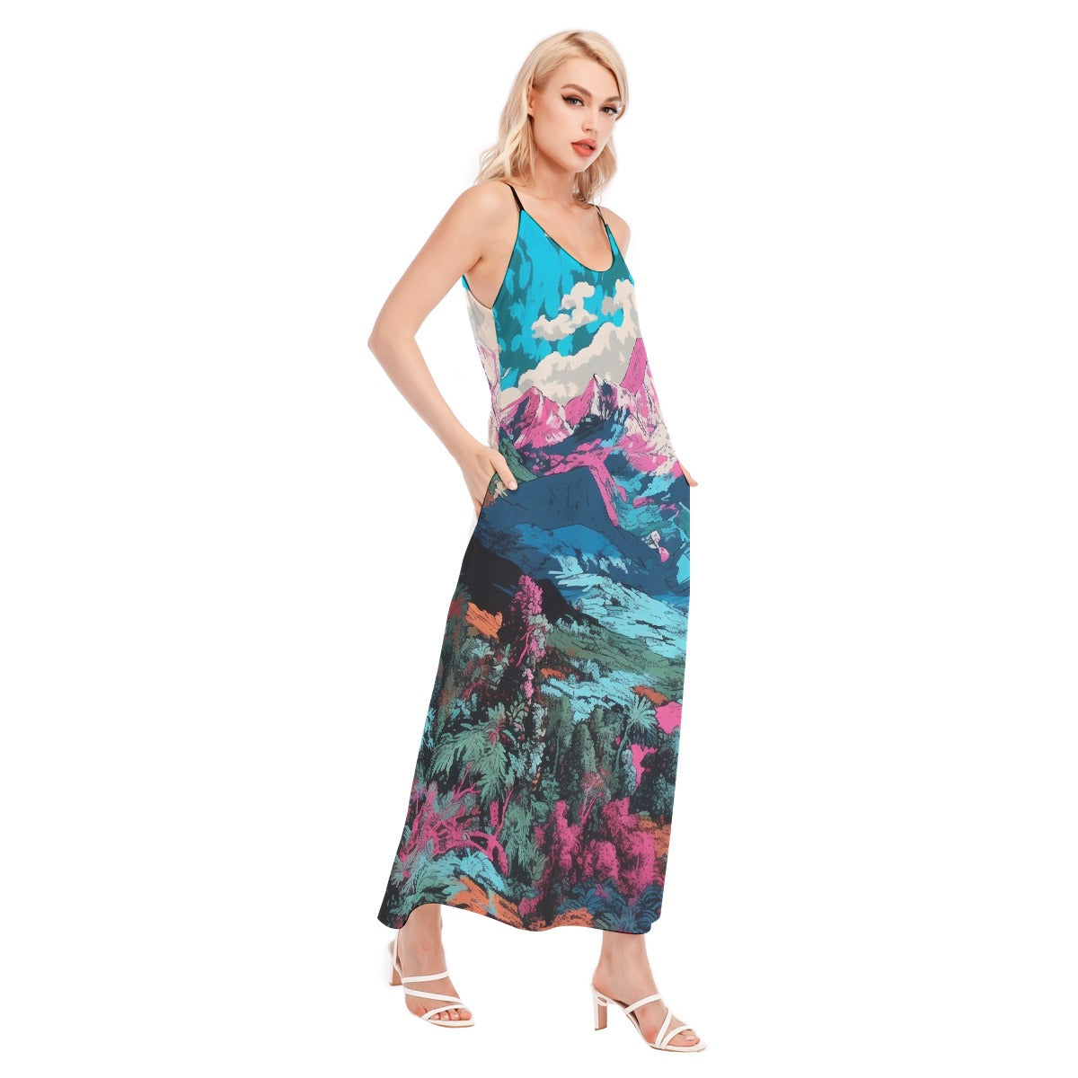 All-Over Print Women's Sling Dress