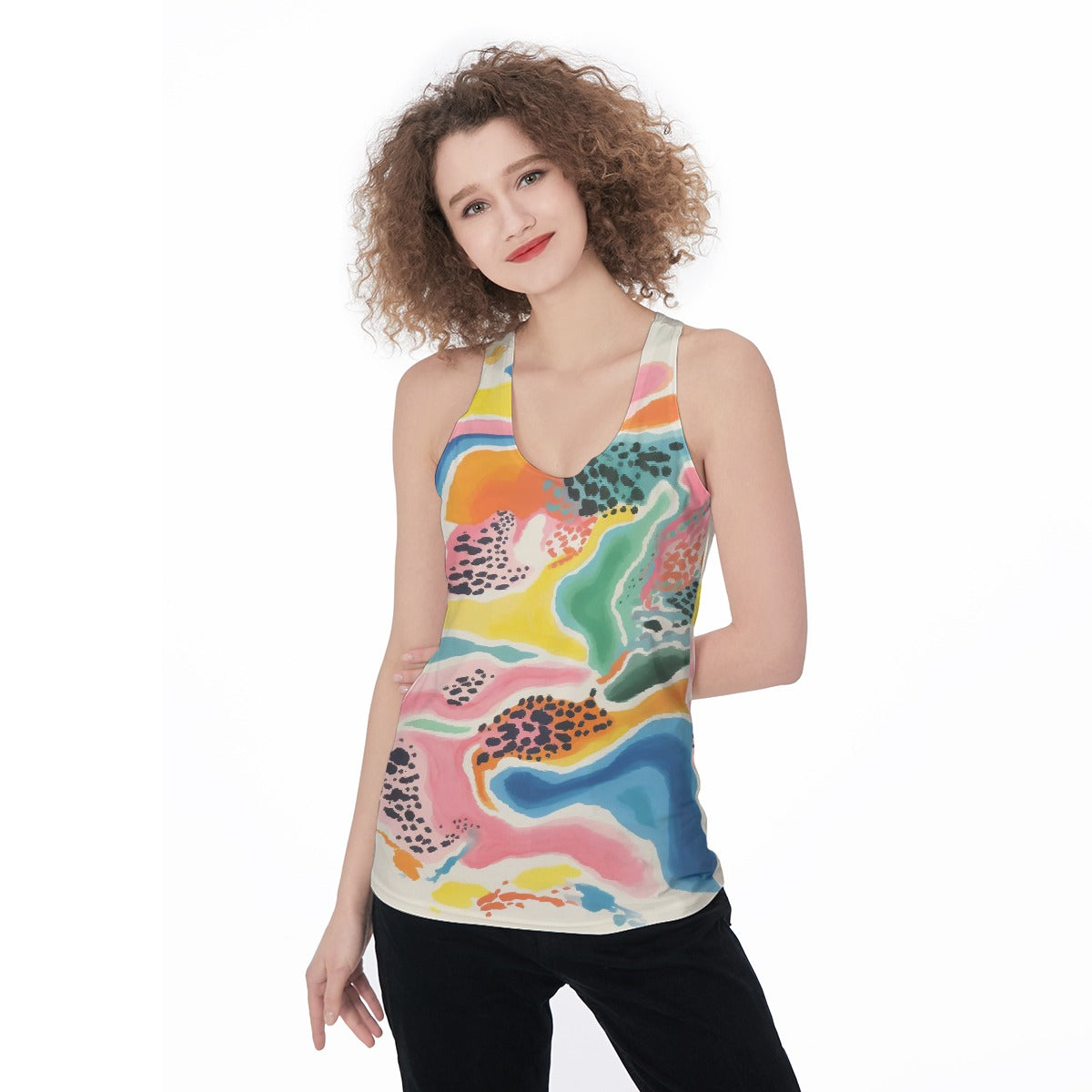 All-Over Print Women's Racerback Tank Top