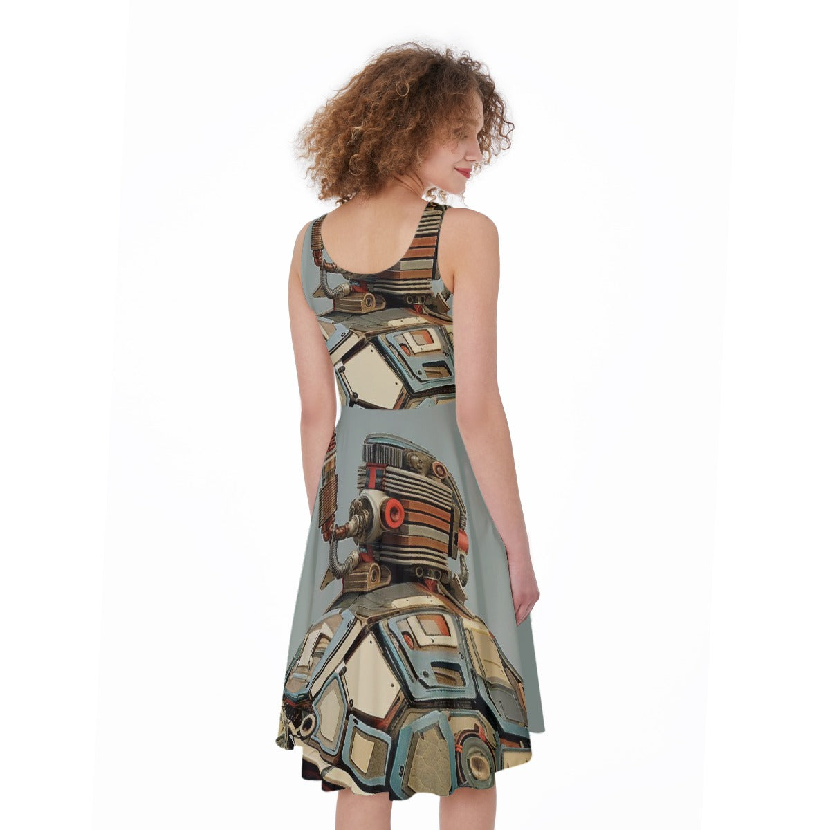 All-Over Print Women's Sleeveless Dress