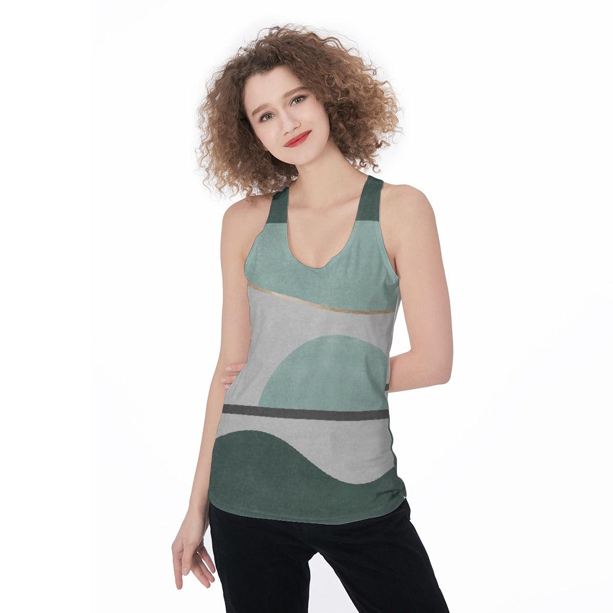 All-Over Print Women's Racerback Tank Top