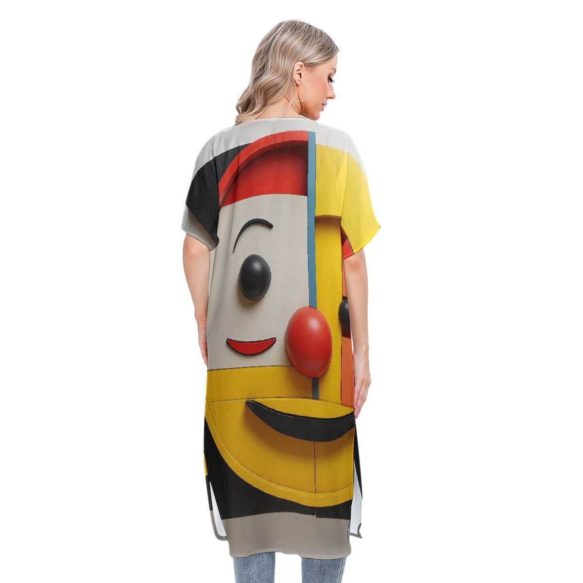 All-Over Print Women's Short Sleeve Cardigan