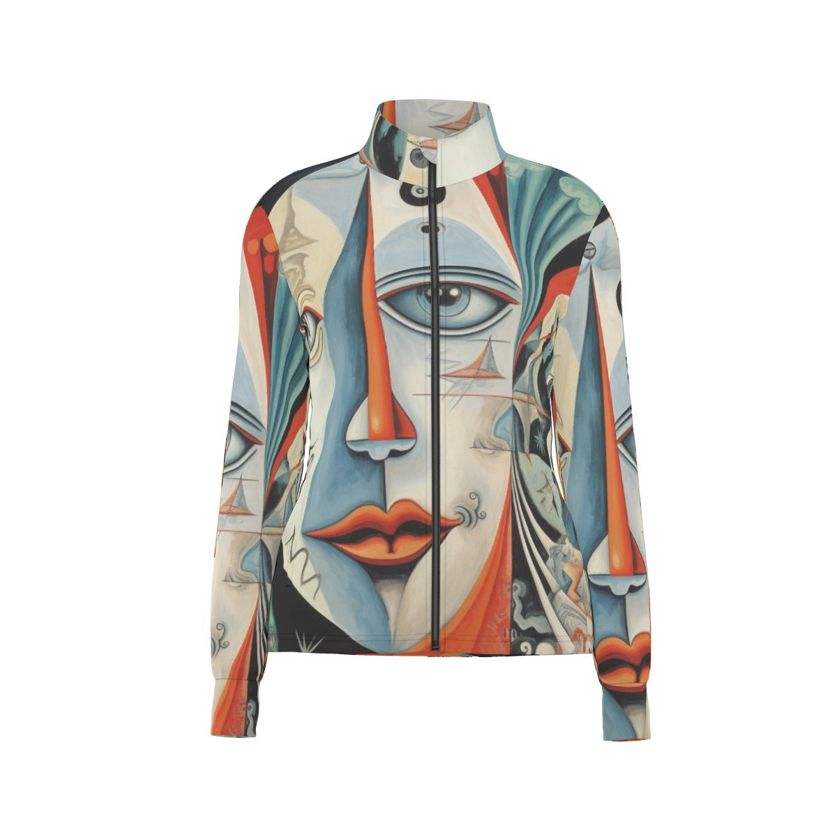 All-Over Print Women's Long Sleeve Thumbhole Jacket