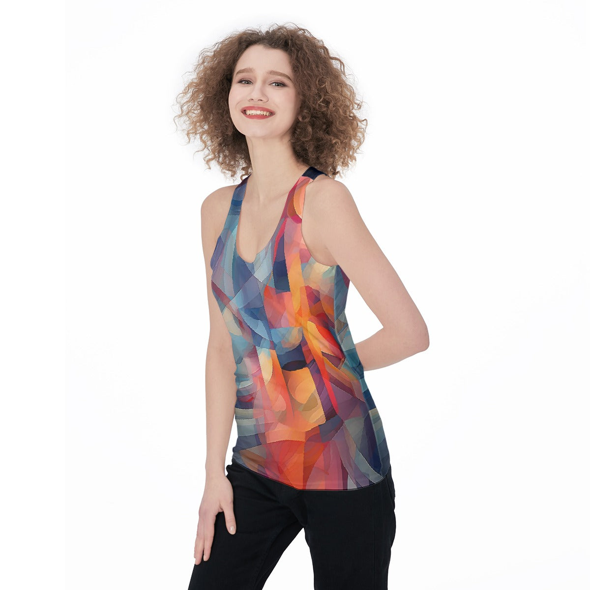 All-Over Print Women's Racerback Tank Top