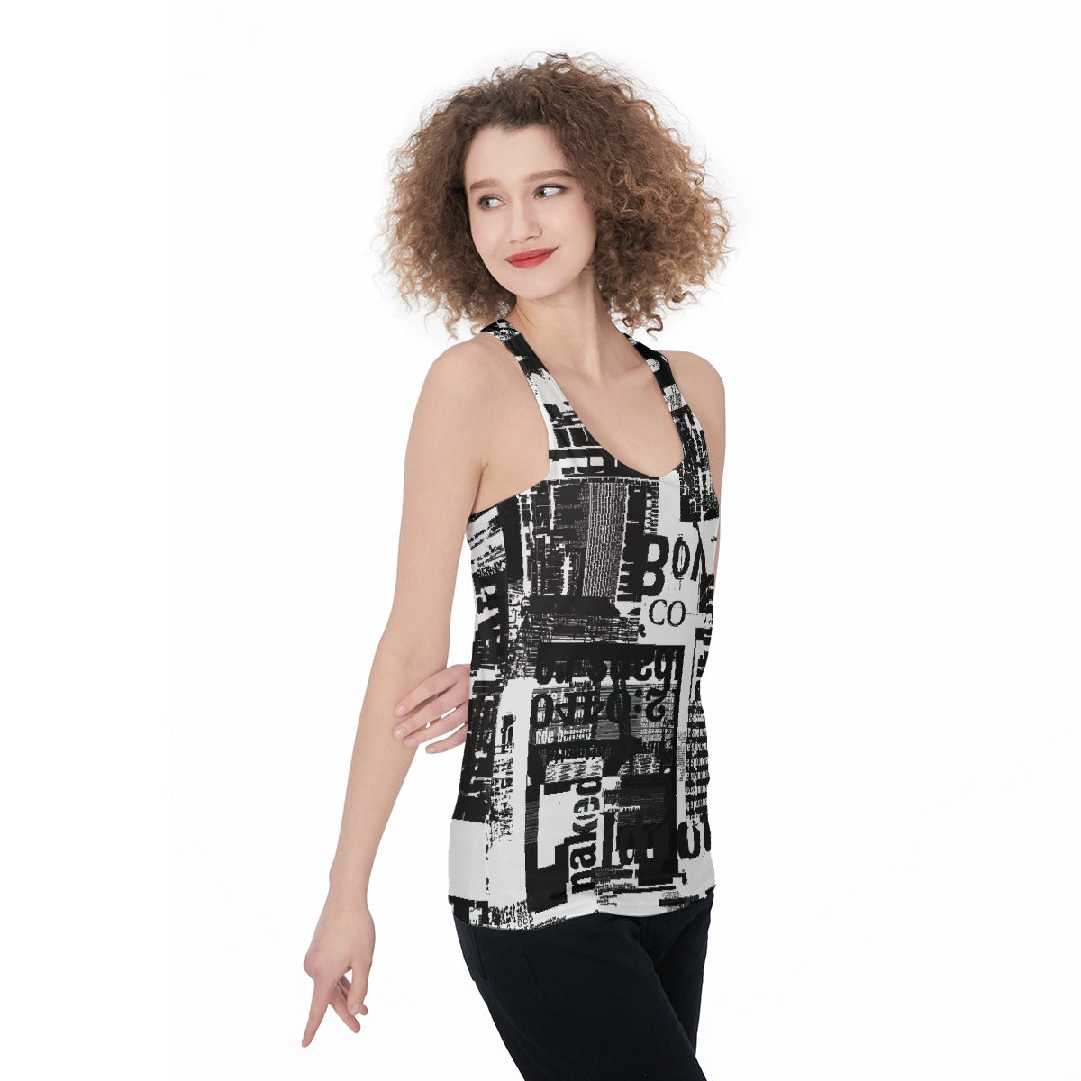 All-Over Print Women's Racerback Tank Top
