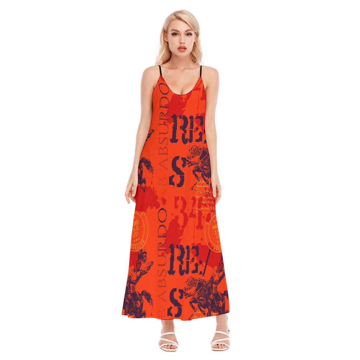 All-Over Print Women's Sling Dress
