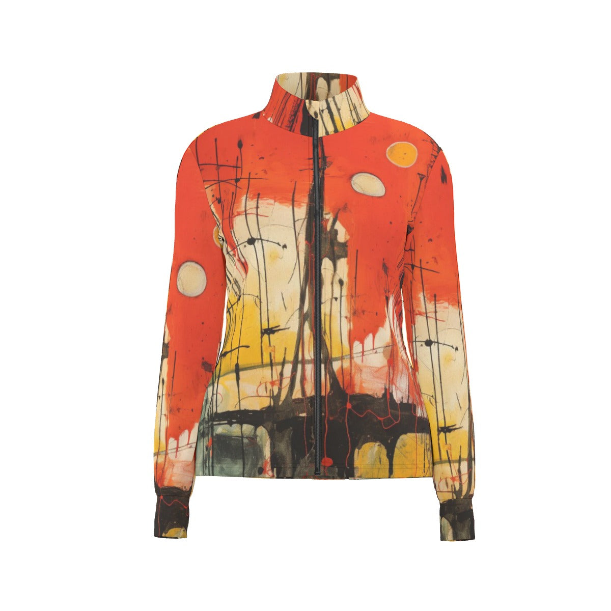 All-Over Print Women's Long Sleeve Thumbhole Jacket