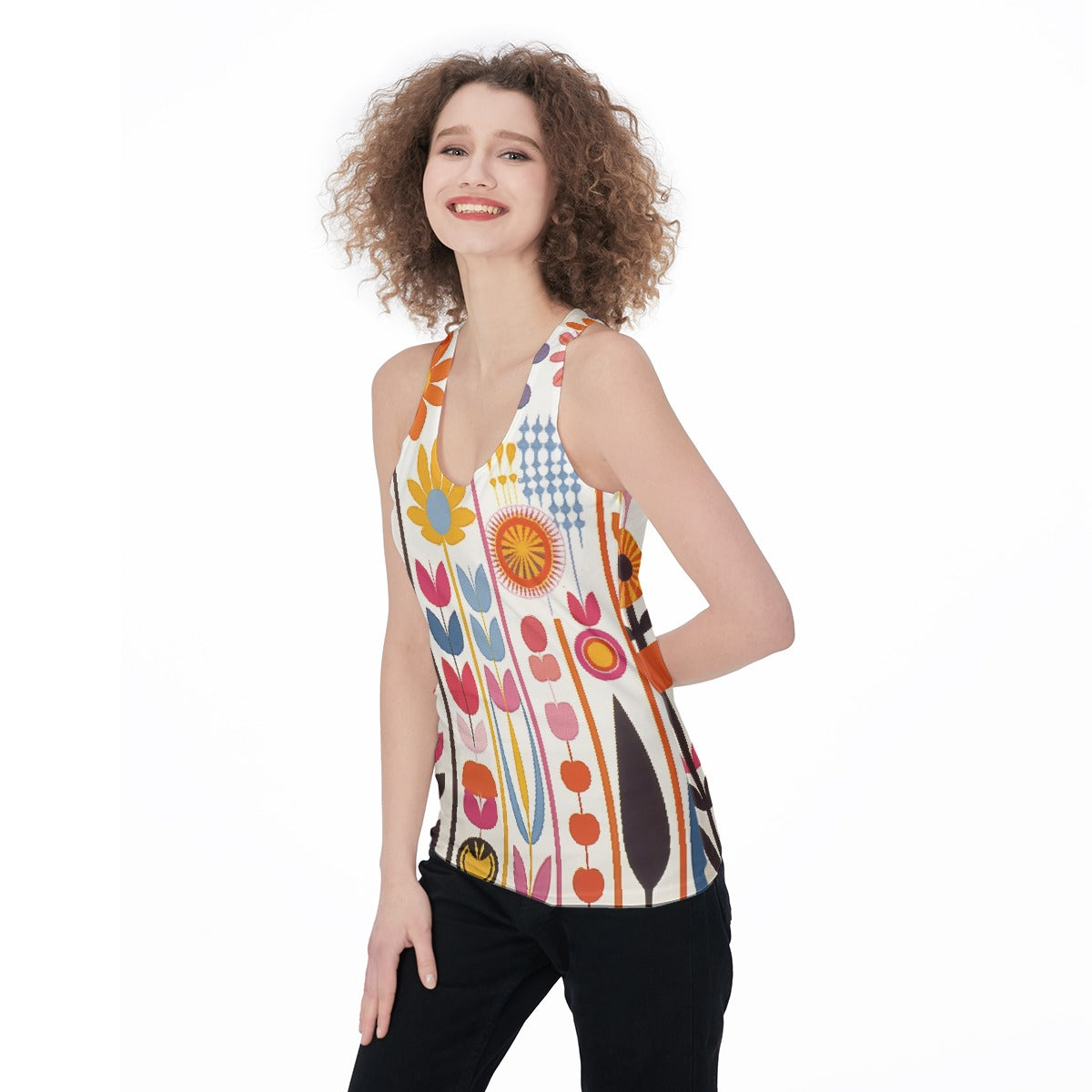 All-Over Print Women's Racerback Tank Top