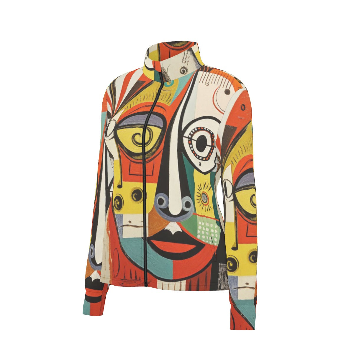 All-Over Print Women's Long Sleeve Thumbhole Jacket