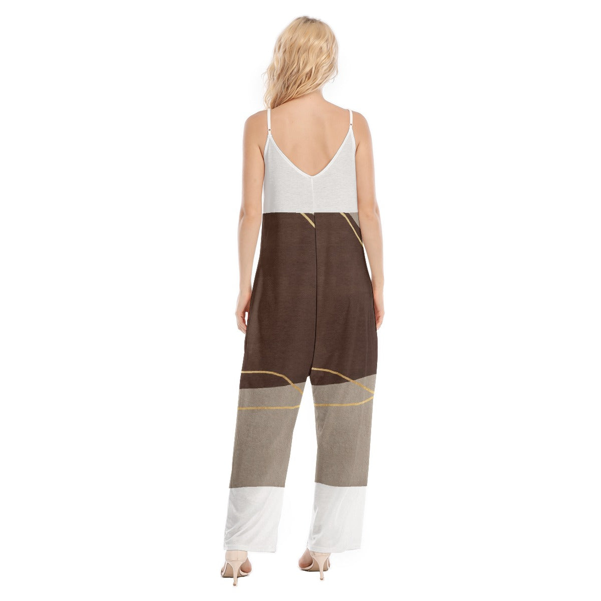 All-Over Print Women's Loose Cami Jumpsuit