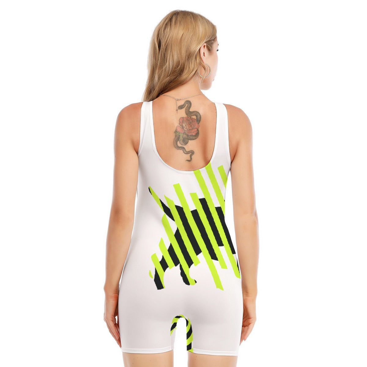 All-Over Print Women's Sleeveless One-piece Swimsuit