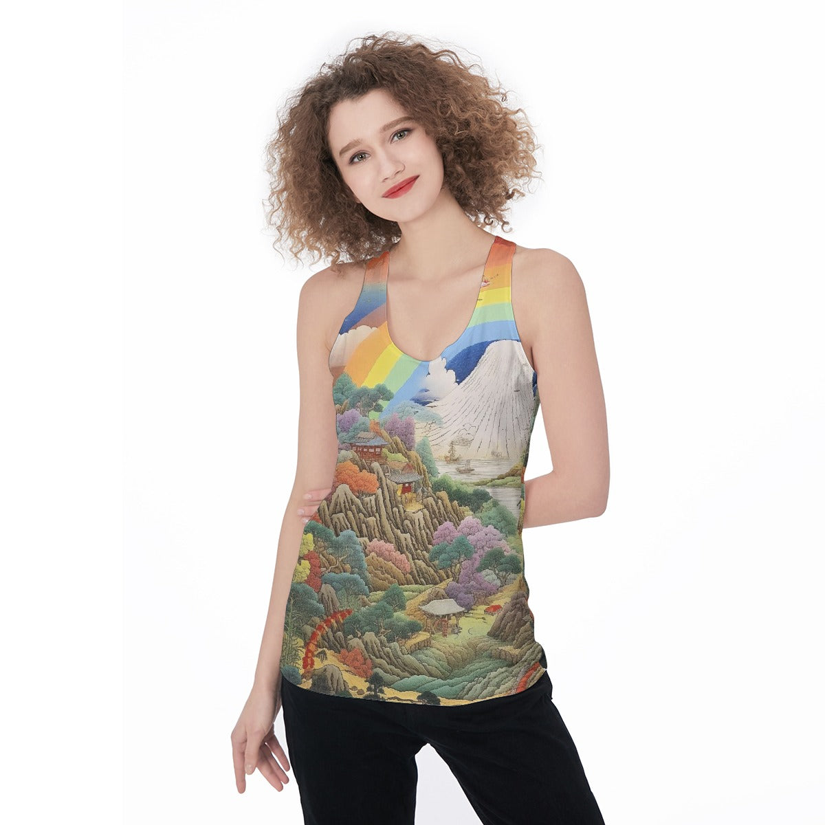 All-Over Print Women's Racerback Tank Top