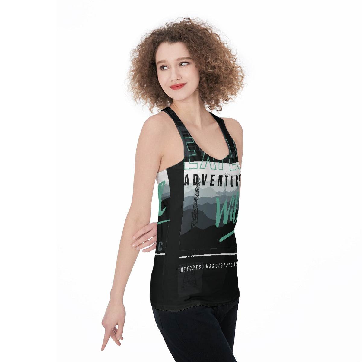 All-Over Print Women's Racerback Tank Top