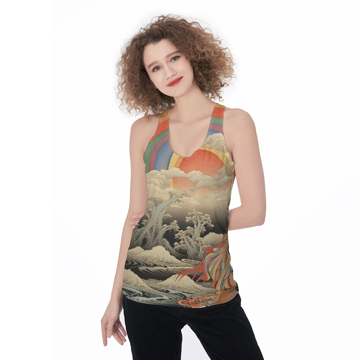 All-Over Print Women's Racerback Tank Top