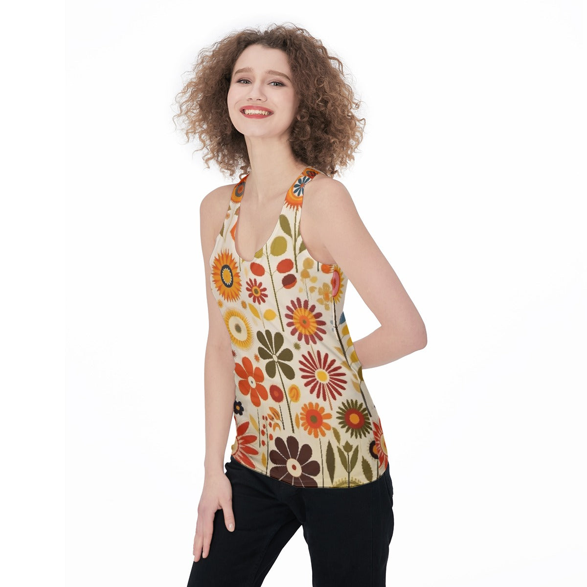All-Over Print Women's Racerback Tank Top