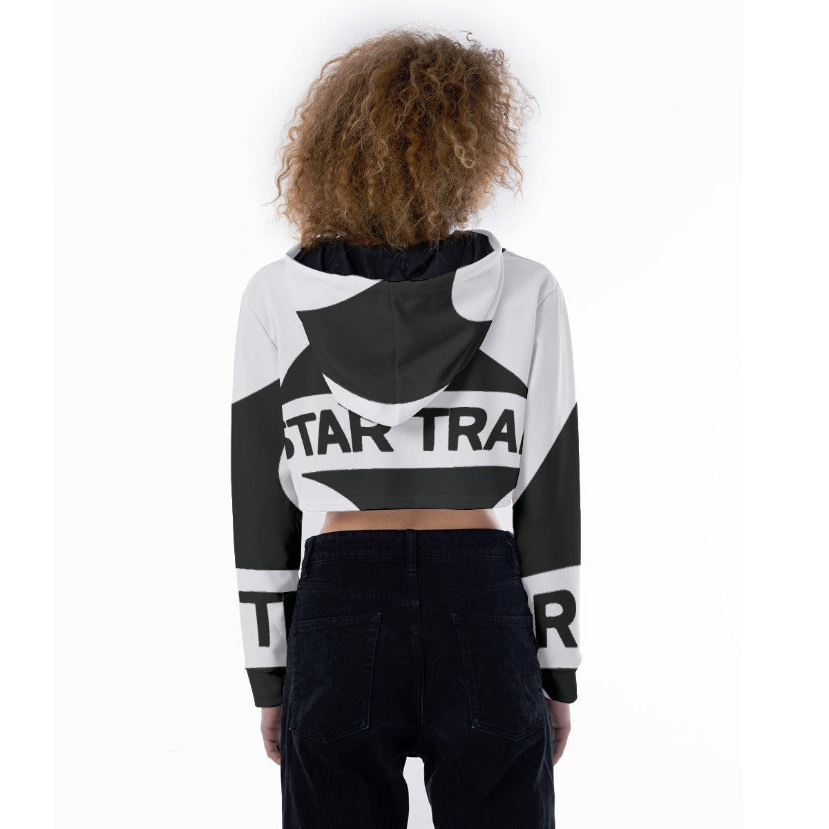 All-Over Print Women's Crop Top Hoodie