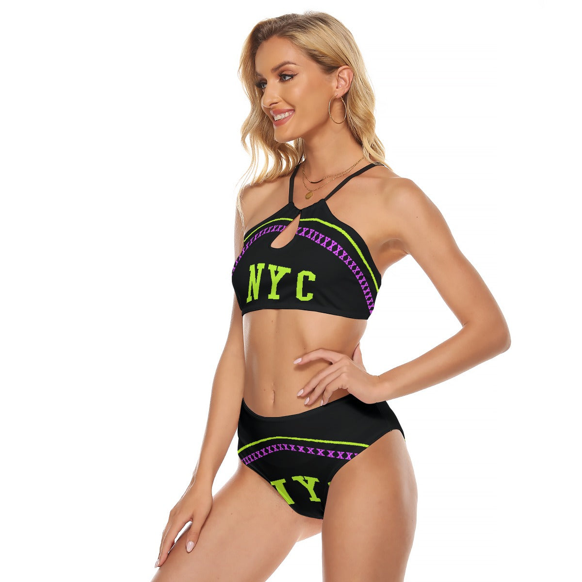 All-Over Print Women's Cami Keyhole One-piece Swimsuit